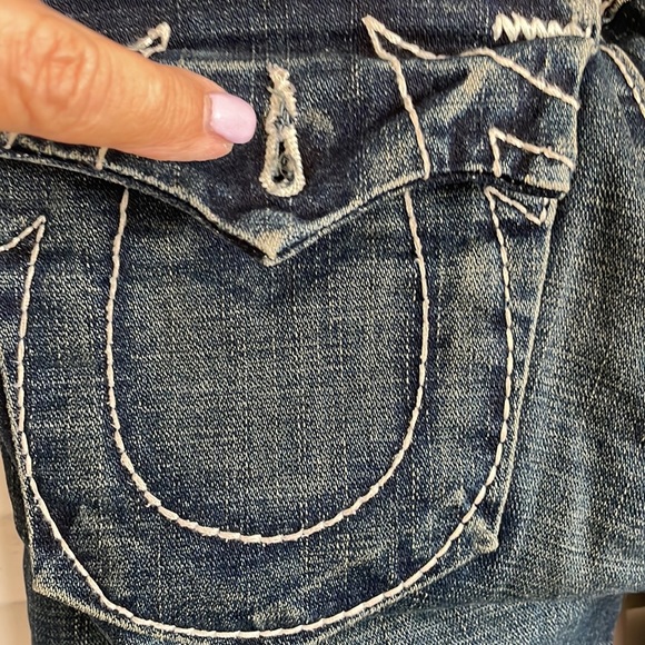 TRUE RELIGION “Joey Big T”  Bootcut Jeans, Size 28 - Picture 9 of 11